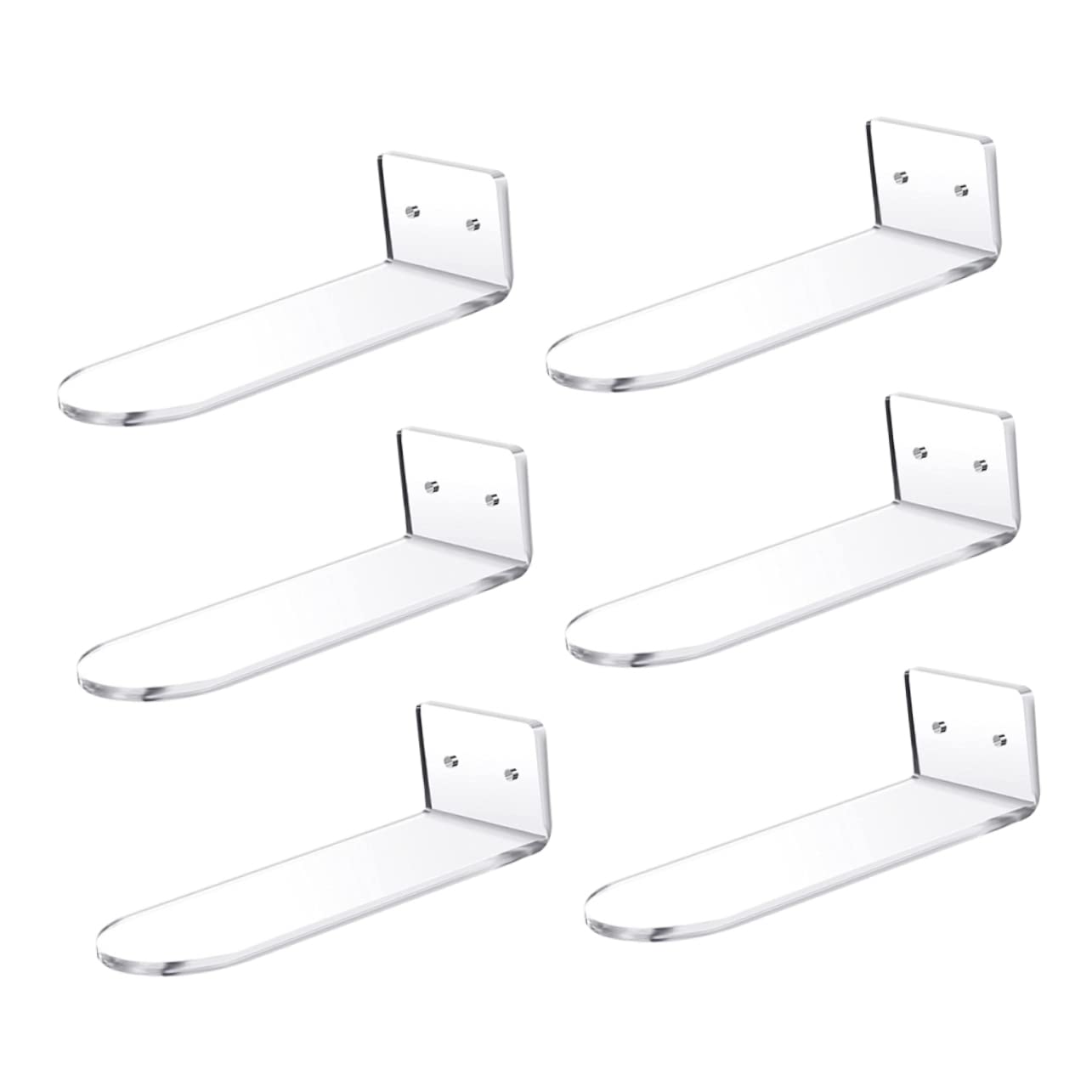 Alipis Acrylic Material Signed Sneaker Display Stand Wall-Mounted Shoes Shelf for Retail Store