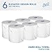 Scott Professional High-Capacity Hard Roll Paper Towels, Bulk (02001), Hardwound, Elevated Design, Absorbency Pockets, White, for ScottBrand Purple Core Dispensers (6 Rolls at 950' Each, 5,700'/Case)