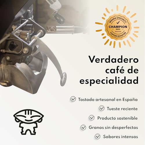 Boconó Speciality Coffee Kolumbia 1 kg palona kawa ziarnista 100% Arabica Process Washed Espresso lub Filter Roasted Artisan Roast in Madrid Bulletproof Coffee