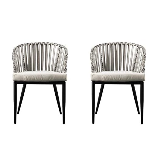 Furniture HotSpot Melilani Outdoor Chairs w/Cushions – 2pc Set