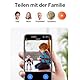 LASTCOW Kamera Indoor Schwenkbar, Videoanrufe Smart Kamera, Baby Monitor Video Überwachung,2,8 Zoll HD Display,mit IR Nachtsich