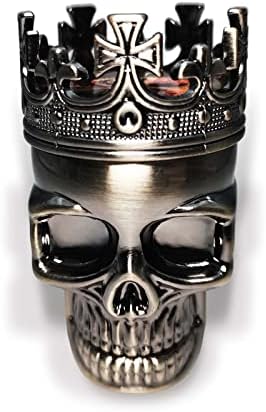 Skull Grinding Crusher 1.7 Inch-Bronze Black (3 piece in 1)