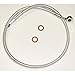 Magnum Sterling Chromite II Designer Series ABS Front Upper Brake Line Kit - 10mm. 90deg. Banjo - 23in. AS37223
