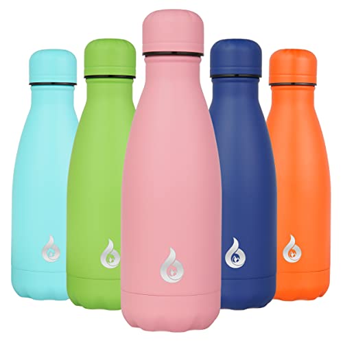 Image of BJPKPK 12oz Insulated Stainless Steel Water Bottles Travel Sports Water Bottles,Light Pink