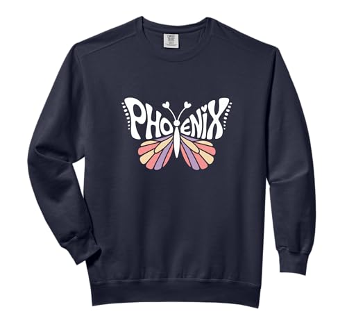 Phoenix Butterfly - Personalized Cute Name Word Art Comfort Colors