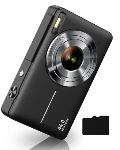 Small Digital Camera FHD 1080P, Point and Shoot Camera with