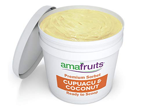 Amafruits Tropical Frozen Sorbet / 2.5 Gallon (Cupuacu + Coconut - 2.5 Gallon)
