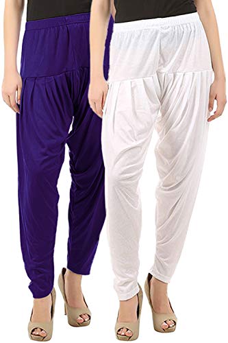 Image of Buy That Trendz Patiala Salwar for Women Viscose Patiala Pant Combo