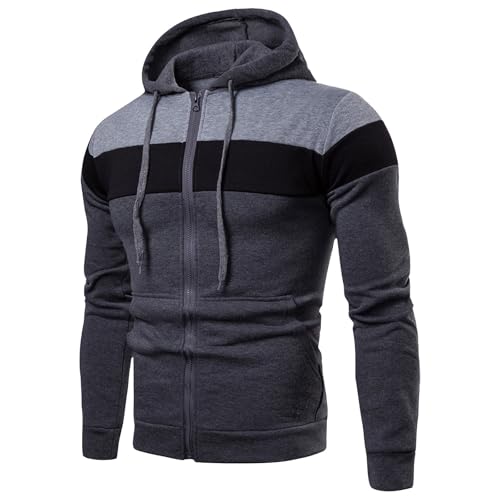 Full Zip Hoodie Hoddie Para Hombre Thermal Youth Hoodies for Boys Fall Outerwear Lightweight Cotton Jacket Fashion Trendy Back To School Clothes Tactical Coats Winter