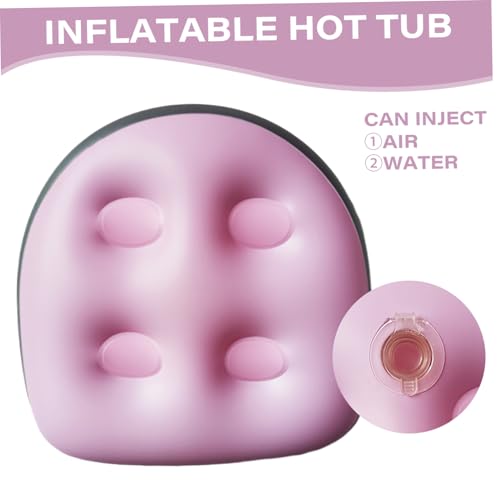 Asiento inflable para bañera de hidromasaje y soporte para SPA y espalda de adultos en pack de 2 5