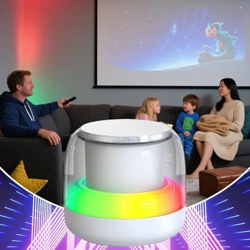 Enceinte portable Bluetooth 5.0 et caisson de basses sans fil avec lumière