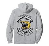 Nato per Fare Minicross Biker Bambino Divertente