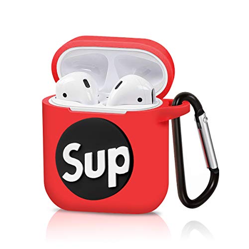 Airpods Case, Dolopow AirPods Accessories Shockproof Protective Premium Silicone Cover Skin for AirPods