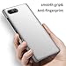 Almiao BlackBerry Key2 LE Case, [Ultra-Thin] Minimalist Slim Protective Phone Case Back Cover for BlackBerry Key2 LE (Smooth Silver)