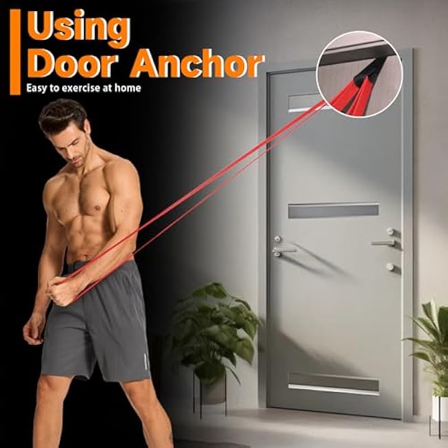 Non Latex Resistance Bands, Pull Up Assistance Bands, Exercise Bands Resistance, Workout Bands Resistance for Men and Women, Stretch Bands for Exercise, Physical Therapy, Fintness, Training