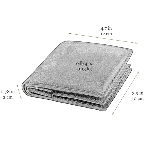 Image of Time Resistance Leather Men's Wallet - Minimalist Wallet Design with Credit Card Holder, Magnetic Coin Holder, and Cash Slots (Green)