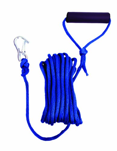 attwood 11732-7 Solid Braid Multifilament Polypropylene Launch Line 5/16-Inch x 30-Feet, Blue