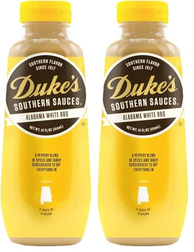 Duke’s Alabama Style White Southern Dipping Sauce, 14 Ounce (Pack of 2)