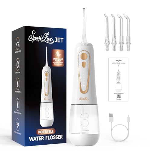 Waterpik Promax Water Flosser with SmartAdvance Mode for Daily Gum Health and Cleaning Teeth, Braces, Implants, ADA Accepted, Small Quiet Design, Electric Flosser with 10 Settings, 5 Tips, WF-23