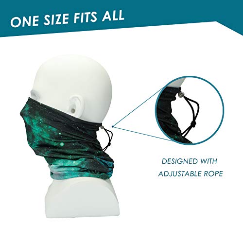Neck Gaiter Face Mask Reusable, Cloth Face Masks Washable Bandana Face Mask, Sun Dust Protection Balaclava Face Cover Scarf Shield for Fishing Cycling - Thumbnail 5