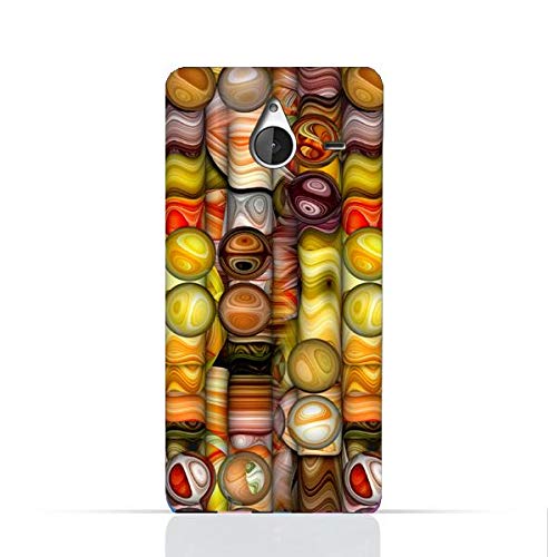 AMCMicrosoft Lumia 640 XL TPU Silicone Case With Abstract Bubble Background