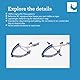 RC Pet Products, X-Small - 0.6 Width, Knochen