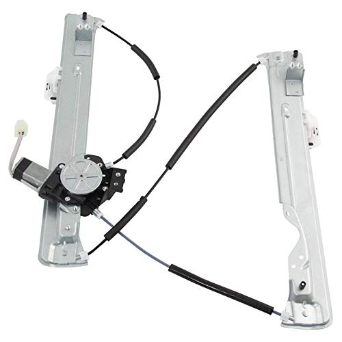 Image of TRQ Front Driver Side Power Window Motor and Regulator Assembly Power Express Down Compatible with 2013-2019 Ford Escape