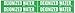 Brady 7073-4 7" Width x 1-1/8" Height, B-946 High Performance Vinyl, White on Green Self-Sticking Vinyl Pipe Marker, Legend "Deionized Water"
