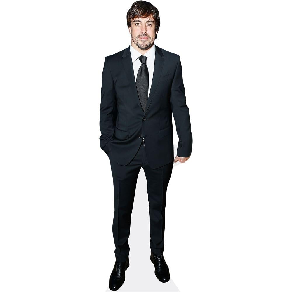 Celebrity Cutouts Mini Size Cutout Fernando Alonso (Black Suit)