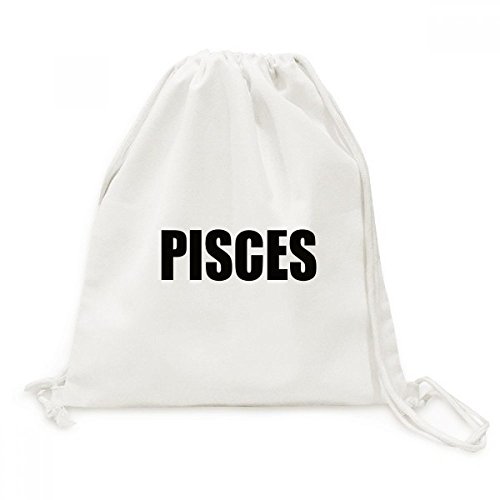 Sac à dos cordon Poissons Signe Noir idéal pour vos excursions
