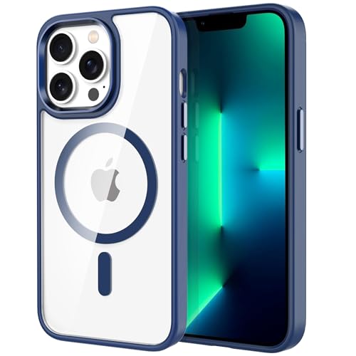 Image of CACOE Magnetic Case for iPhone 13 Pro Max 6.7 inch, Dark Blue