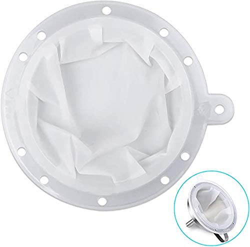 HAUSPROFI Food Filter Mesh Jam Straining Set Strainer Wine Filter Mesh Compatible with 51 inch Kitchen Funnel for Filtering Juice Wine Milk Soy Milk 400 Mesh