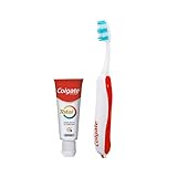 Colgate Tragbares Reise-Set | inklusive weicher Zahnbürste und Colgate Gesamtzahnpasta 20 ml | bietet vollständigen 24-Stunden-Schutz