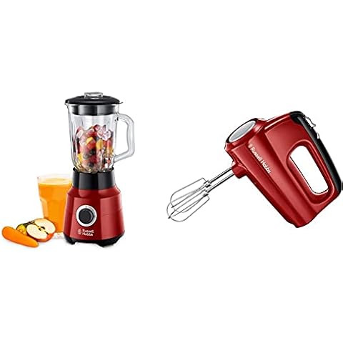 Russell Hobbs Mixeur et Batteur Rouge 24670-56 Desire Cover