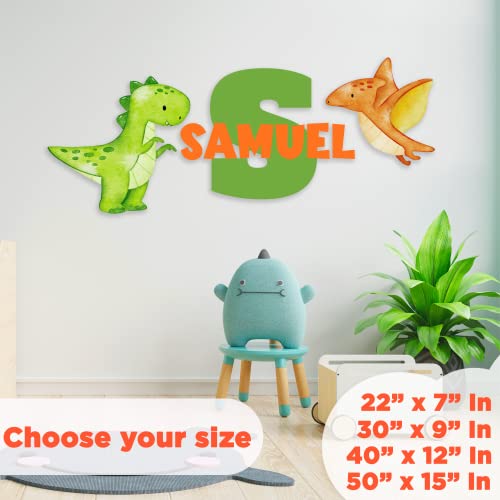 Vinilos decorativos personalizados dinosaurios para pared miniatura 6