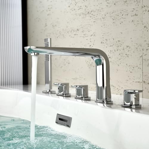 Mitigeur de bain avec fixation de douche rotatif 360