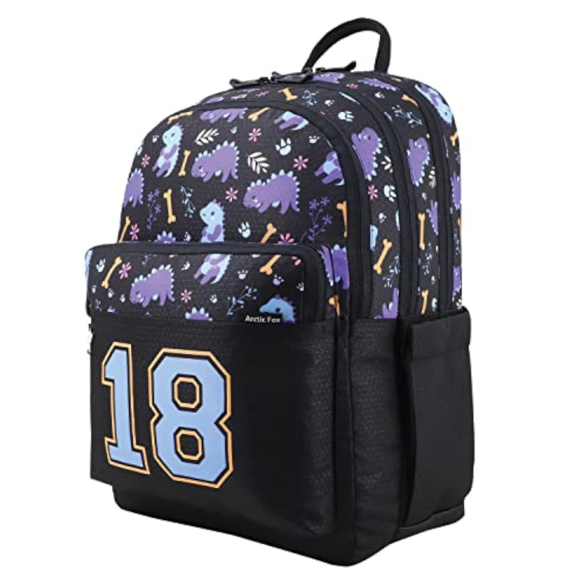 Saurus Pink School Backpack for Kids, 21 Liters
