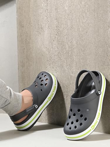 Image of Men Clogs with Back Strap | Lightweight Comfort Footwear | Cushioned EVA Sole | Anti-Slip Everyday Wear Clogs for Indoor, Outdoor, Work & Casual Use