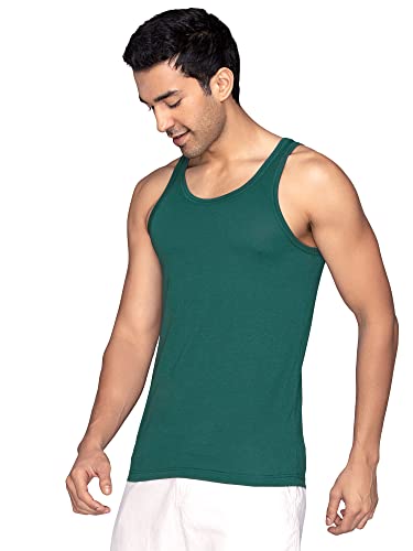 Image of XYXX Men's Cotton Modal Round Neck Vest | Antimicrobial, Breathable, Soft & Comfortable Man's Inner, Ultralight Baniyan for Man (Pack of 2)