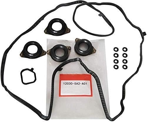Didmortool CONS-WJH-ZX00234 Engine Valve Cover Gasket Set 12030-5A2-A01 Replace 12030-5A2-A01 cover