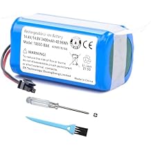3400mAh Vacuum Battery Replacement for Tikom G8000Pro G8000 Pro Robot Vacuum Cleaner 14.4V 48.96Wh