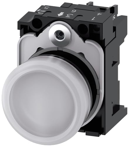 Siemens Sirius ATC lampe signalisation Blanc LED 230V avec connexion à vis pour tableau