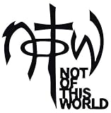 NOT of This World Printed Sticker - Sticker Graphic - Waterproof - Fade Resistant Die Cut