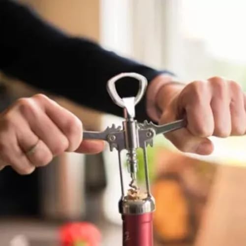 Saca Rolhas Abridor De Vinho Inox Profissional