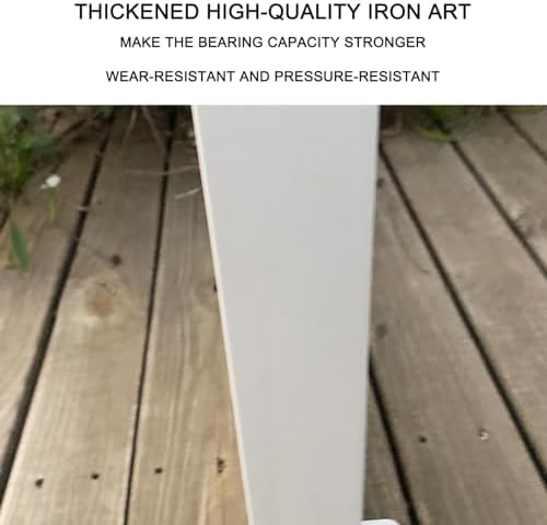 Durable Outdoor Park Bench, Backless Two-Person Seat in Galvanized Steel, Perfect for Lawn, Deck, Patio & Garden Furniture