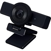 Razer Kiyo V2 X - Full-HD-Webcam 1080p, 60 FPS für Creators - Autofokus - Weitwinkel-Objektiv - Integriertes Mikrofon -Kompatibel zu Open Broadcaster Software OBS und Xsplit | Schwarz – Ansicht 1