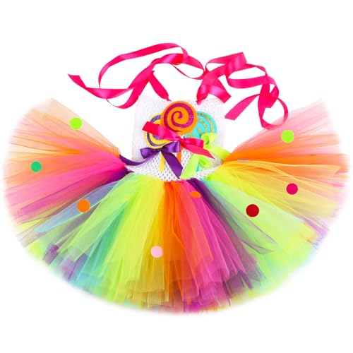 Disfraz de niña vestido princesa tutu dulce miniatura 5