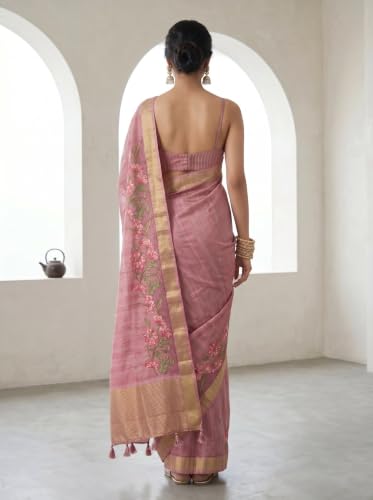 MIMOSA banarasi silk saree in art silk – image 3