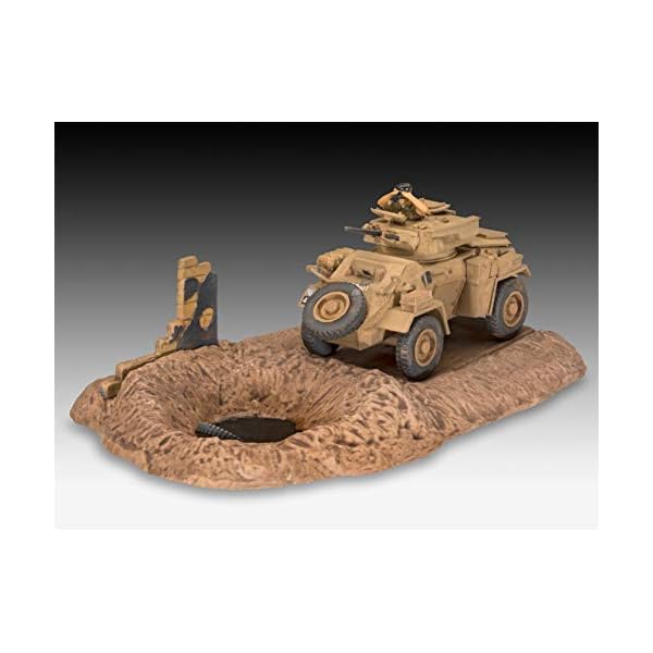 Revell 03289 Humber Mk.II, Panzermodellbausatz 1:76 originalgetreuer Modellbausatz für Fortgeschrittene, unlackiert – Bild 5