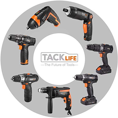 TACKLIFE Electric Screwdriver, 3.6V MAX Cordless Screwdriver, 2.0Ah Li-ion with Battery Indicator, 31 Free Accessories, USB Rechargeable, Lightweight and Easy for Small Home Projects-SDP50DC